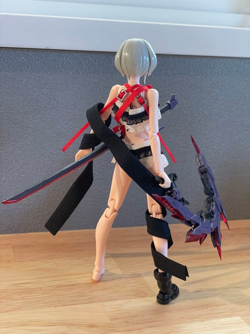 美プラ カスタムドール Xi-Ⅲ ベース オリジナル 改造 忍者 布服 MSG