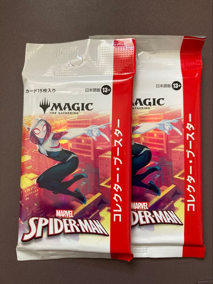 mtg スパイダーマン　コレクターブースター　日本語版　2パック