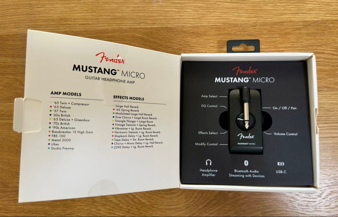 ギター Fender Mustang Micro Guitar HeadphoneAmp