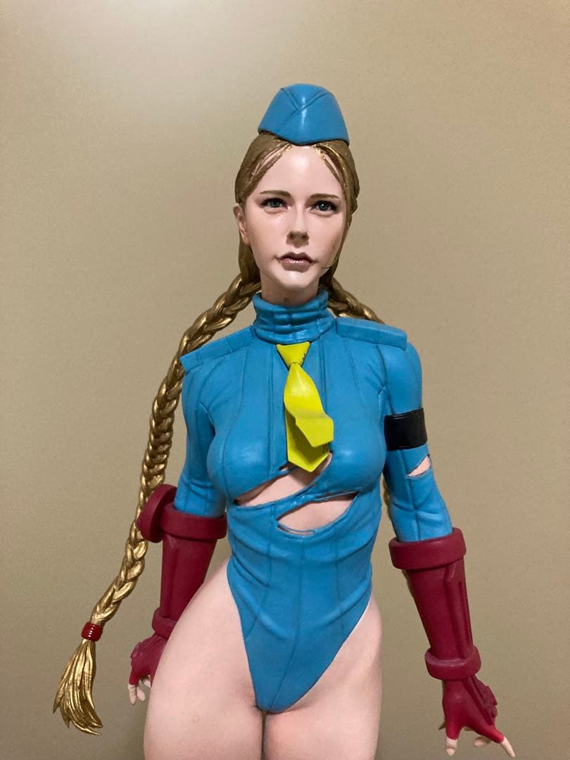 キャミィ フィギュア 青 コスチューム　30cm