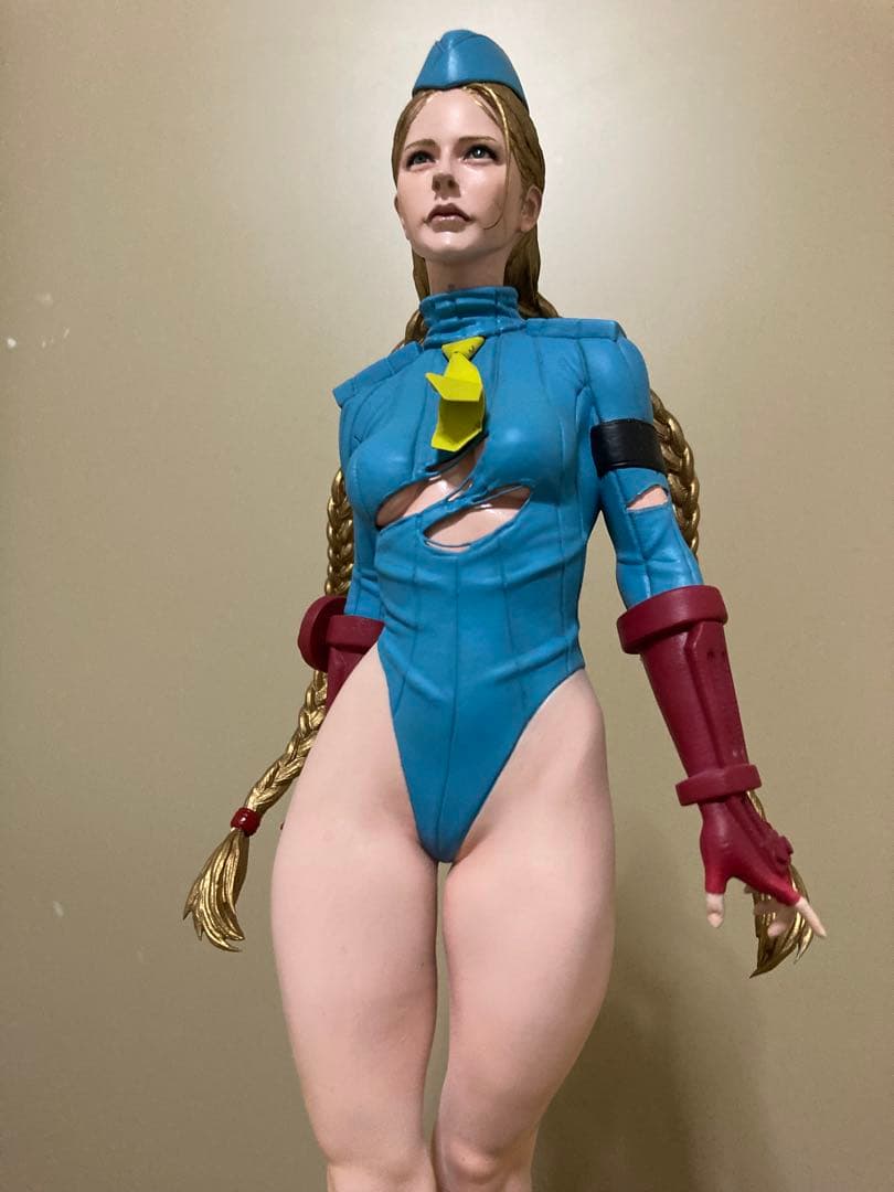 キャミィ フィギュア 青 コスチューム　30cm