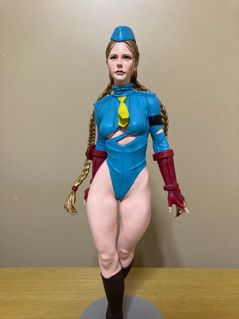 キャミィ フィギュア 青 コスチューム　30cm