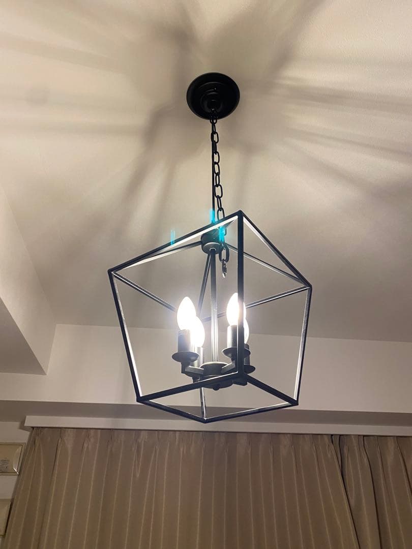 ケージシャンデリア　4灯　直付け