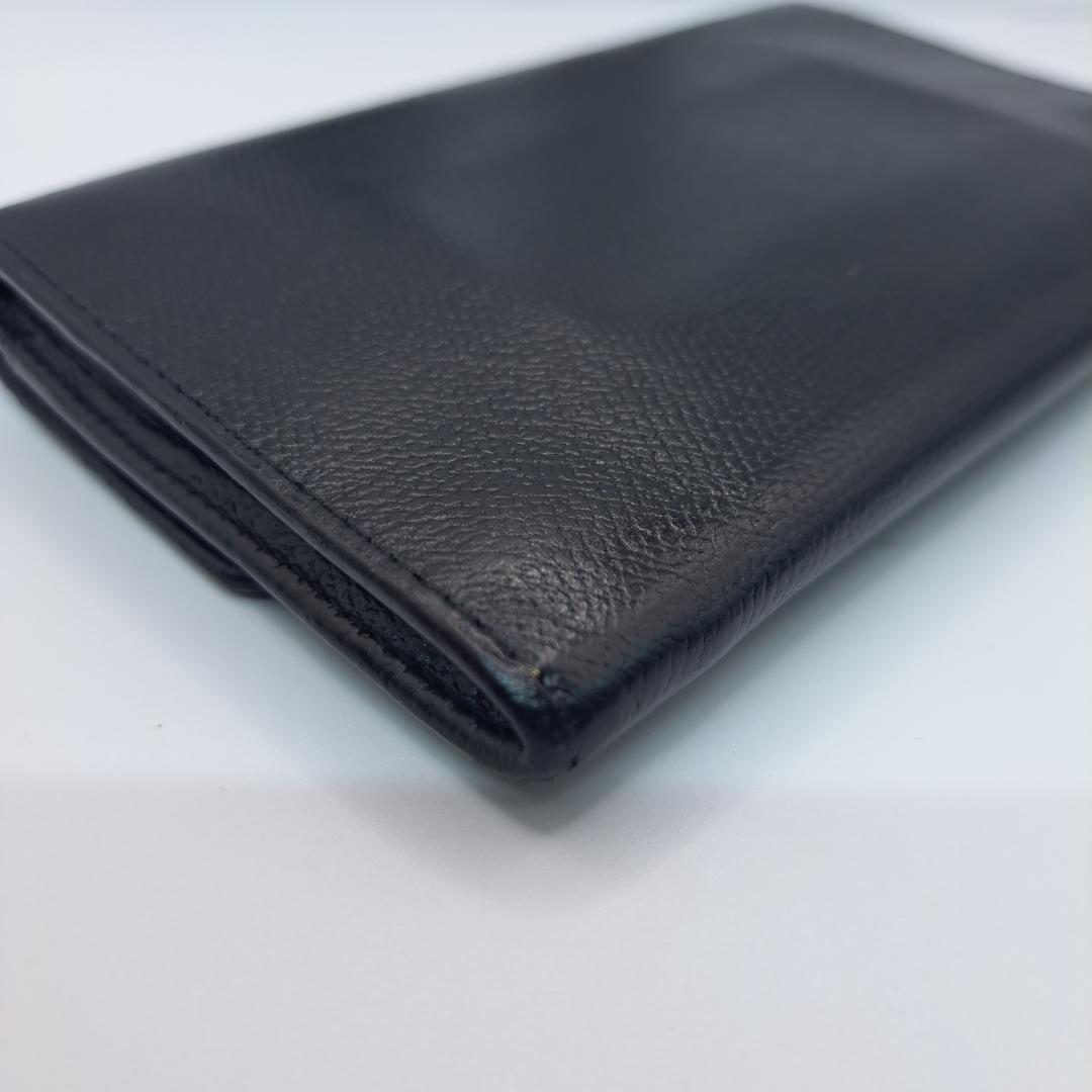 レア　CHANEL　ココボタン　コンパクト　ブラック　 二つ折り財布　財布