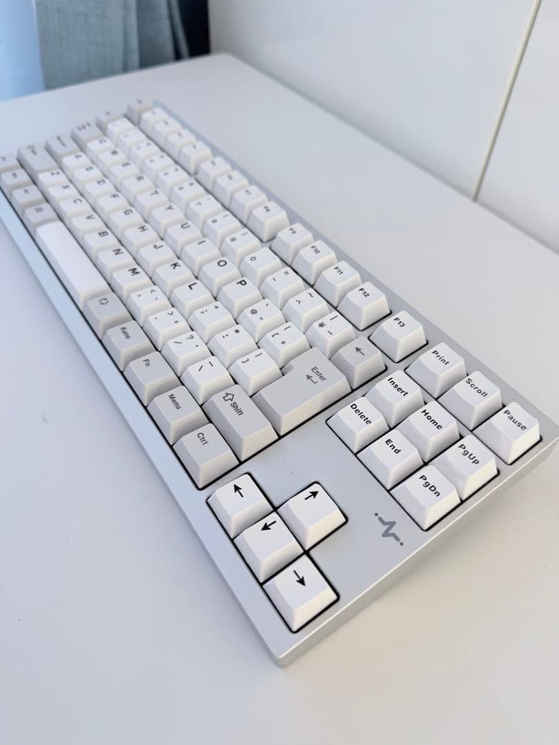 wobkey crush80 reboot pro JIS日本語 シルバー　白