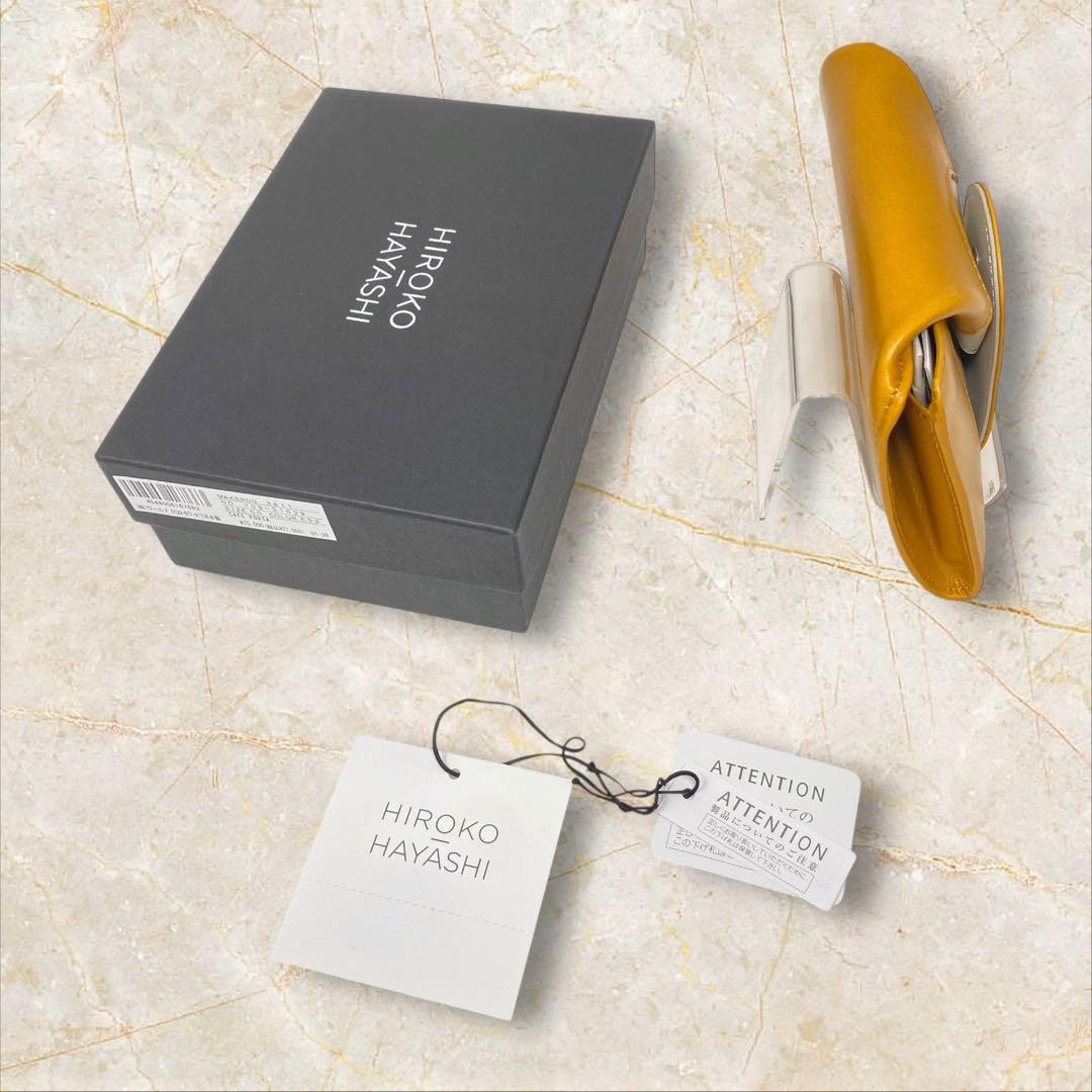 ヒロコハヤシ CAFE PORTA カフェポルタ 財布 マスタード イエロー