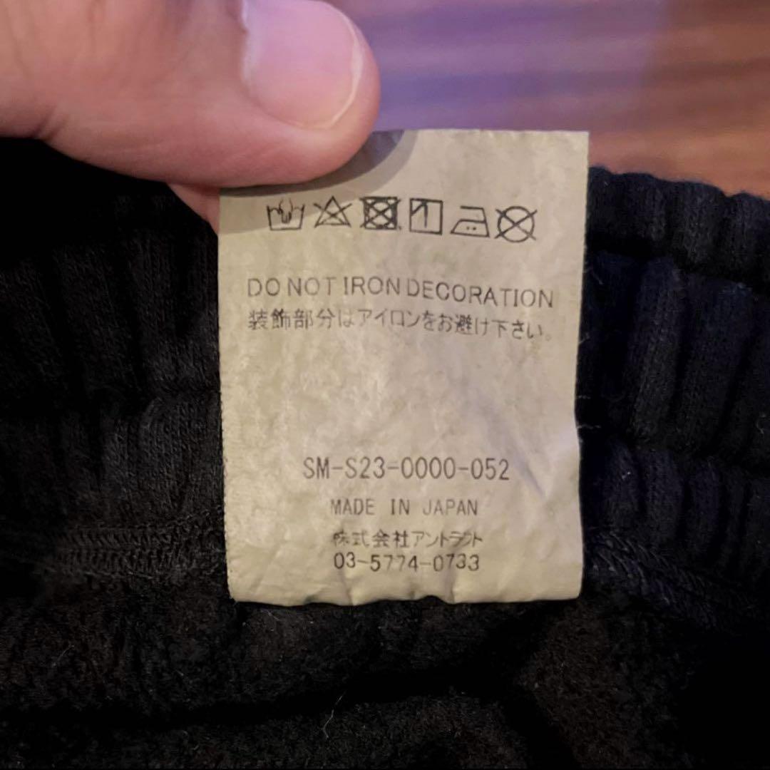 SAINT Mxxxxxx ロゴプリントプルオーバーパーカー メンズ L