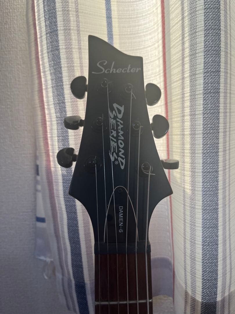 Schecter エレキギター ブラック レフティ用