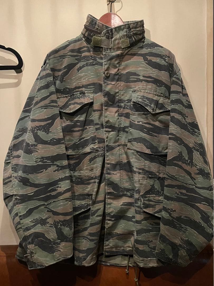 あにすけ65 アルファー社 ミリタリージャケット タイガーストライプ L