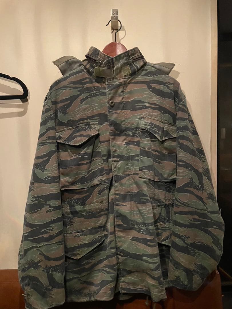 あにすけ65 アルファー社 ミリタリージャケット タイガーストライプ L