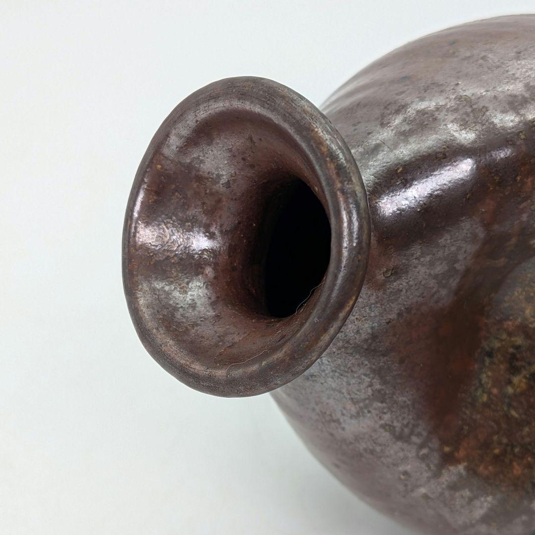 備前市無形文化財 木村玉舟 備前焼 徳利 共箱 酒器 食器 とっくり 伊部手