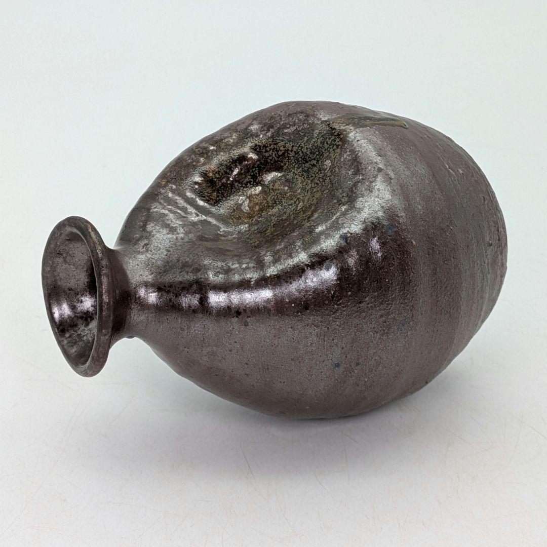 備前市無形文化財 木村玉舟 備前焼 徳利 共箱 酒器 食器 とっくり 伊部手