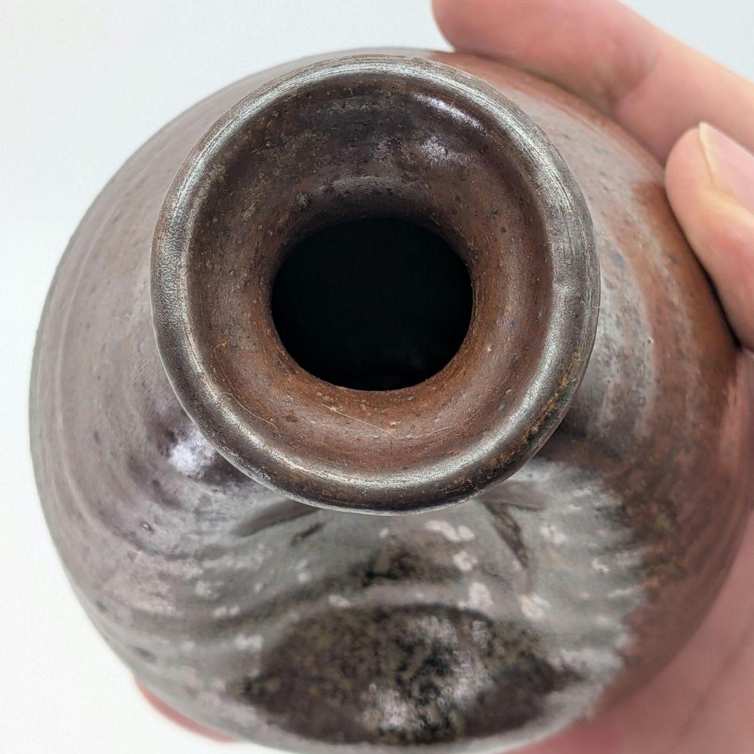 備前市無形文化財 木村玉舟 備前焼 徳利 共箱 酒器 食器 とっくり 伊部手