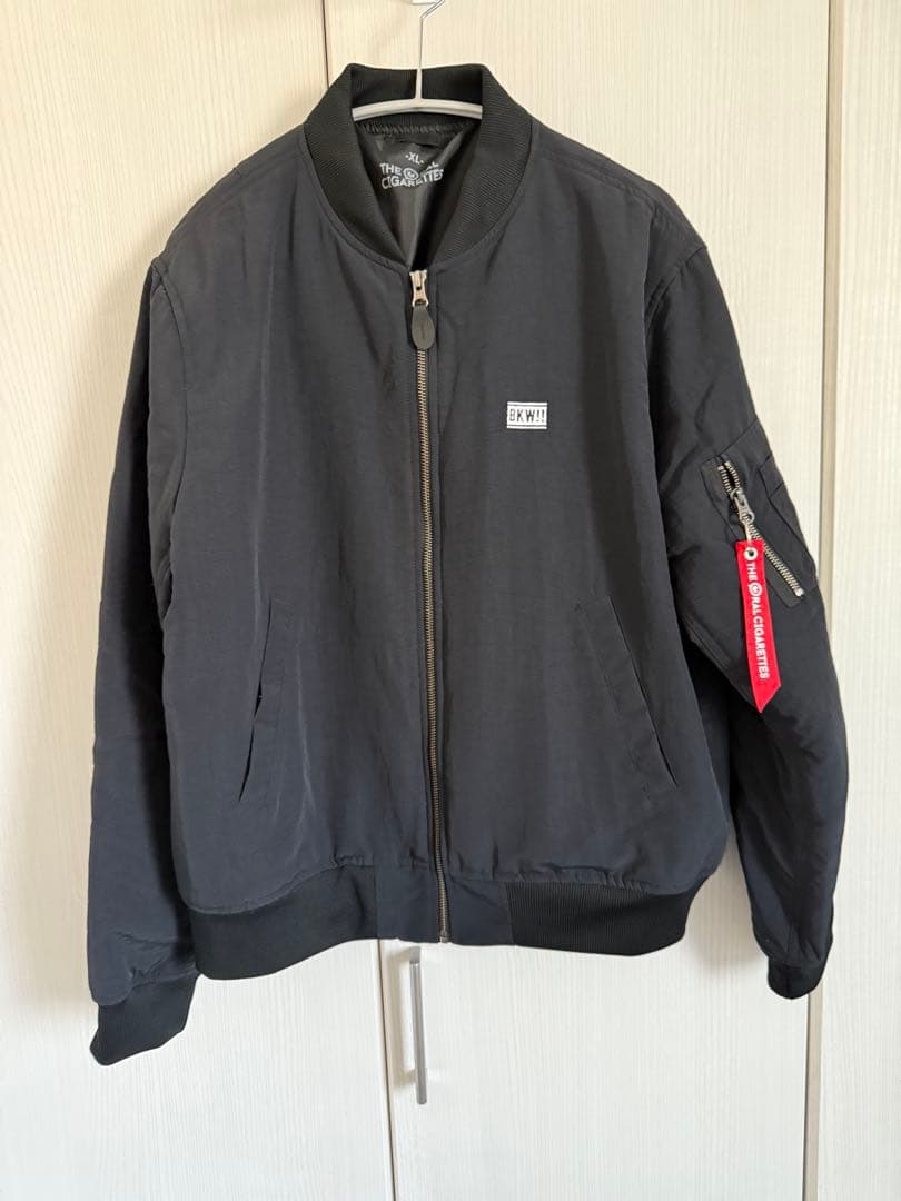 THE ORAL CIGARETTES BKW!! MA-1 XLサイズ