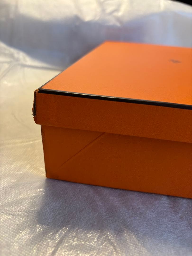 エルメス　ビーチタオル　オレンジ　大判