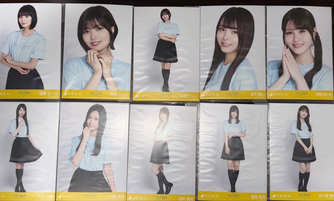 【新品・未開封】×10 久保史緒里 卒業コンサートTシャツ 生写真 乃木坂46②