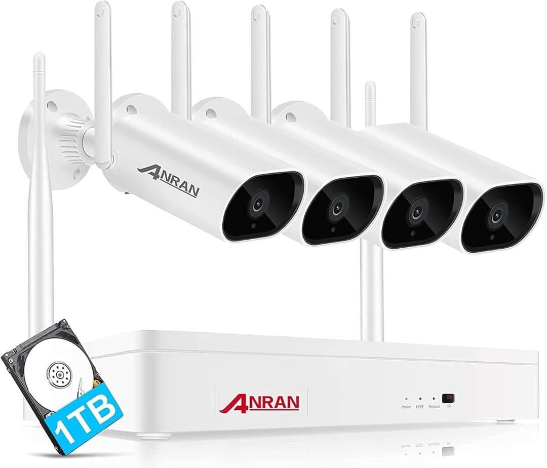 ANRAN AR-W657 NVR ワイヤレス防犯カメラシステム