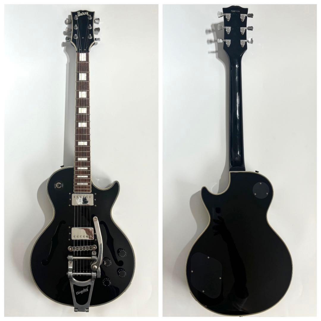 希少モデル★Burny BLC-90 レスポールカスタム　セミホロウ　ビグズビー