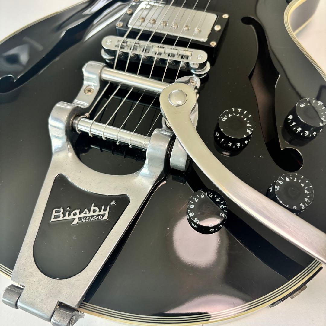 希少モデル★Burny BLC-90 レスポールカスタム　セミホロウ　ビグズビー