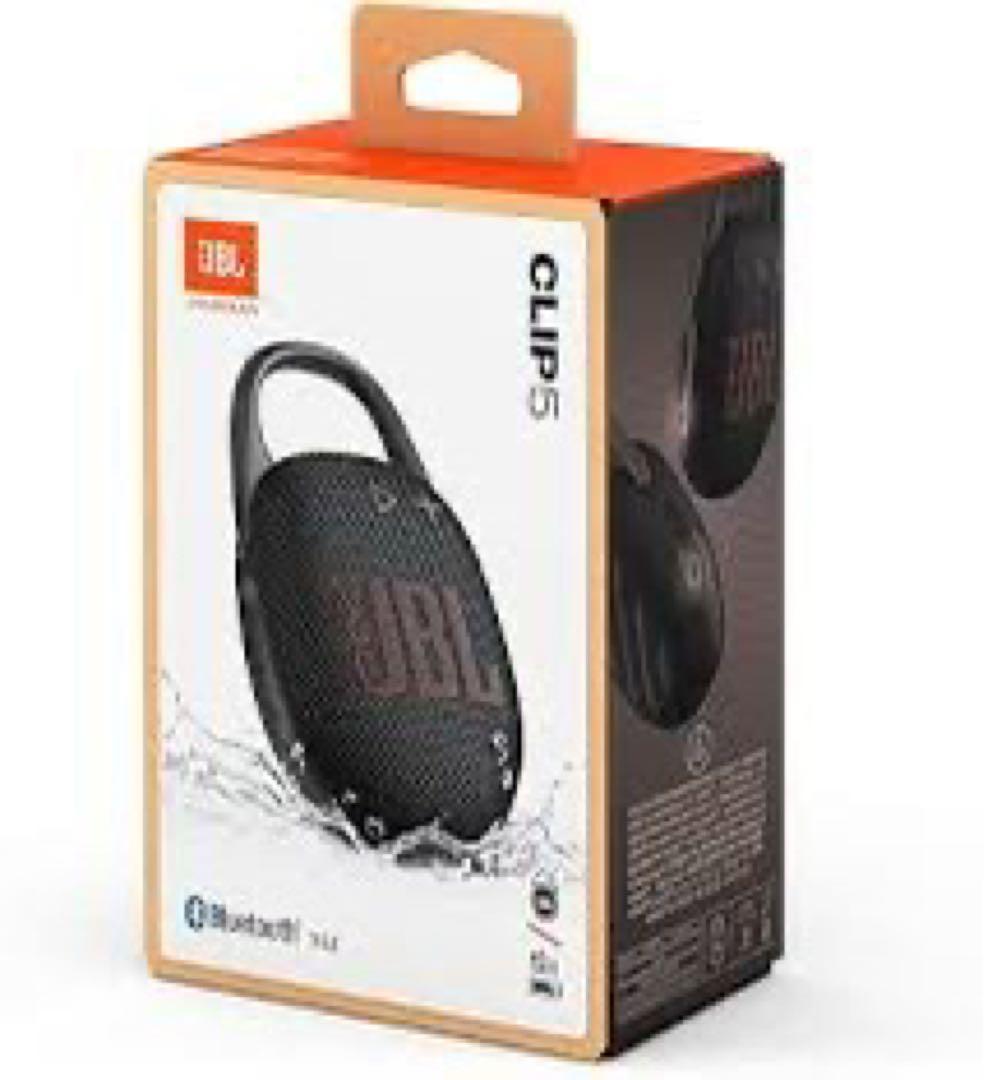 新品未開封 JBL Clip 5 ブラックポータブルBluetoothスピーカー