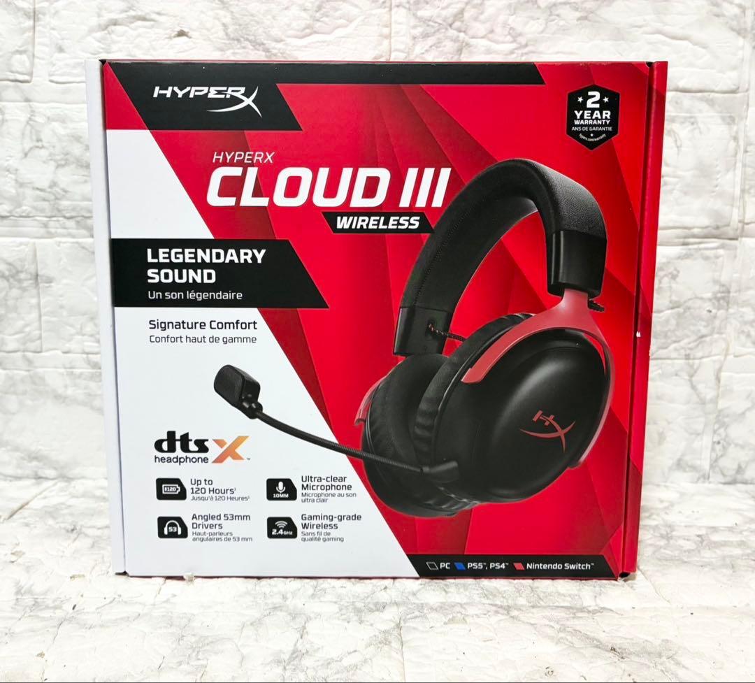 未開封　Hyper X CLOUD Ⅲ WIRELESS ゲーミングヘッドセット