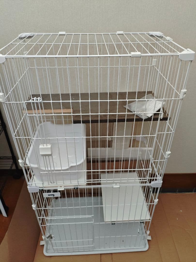 スリムキャットゲージ 2段+1段 (未使用品 )