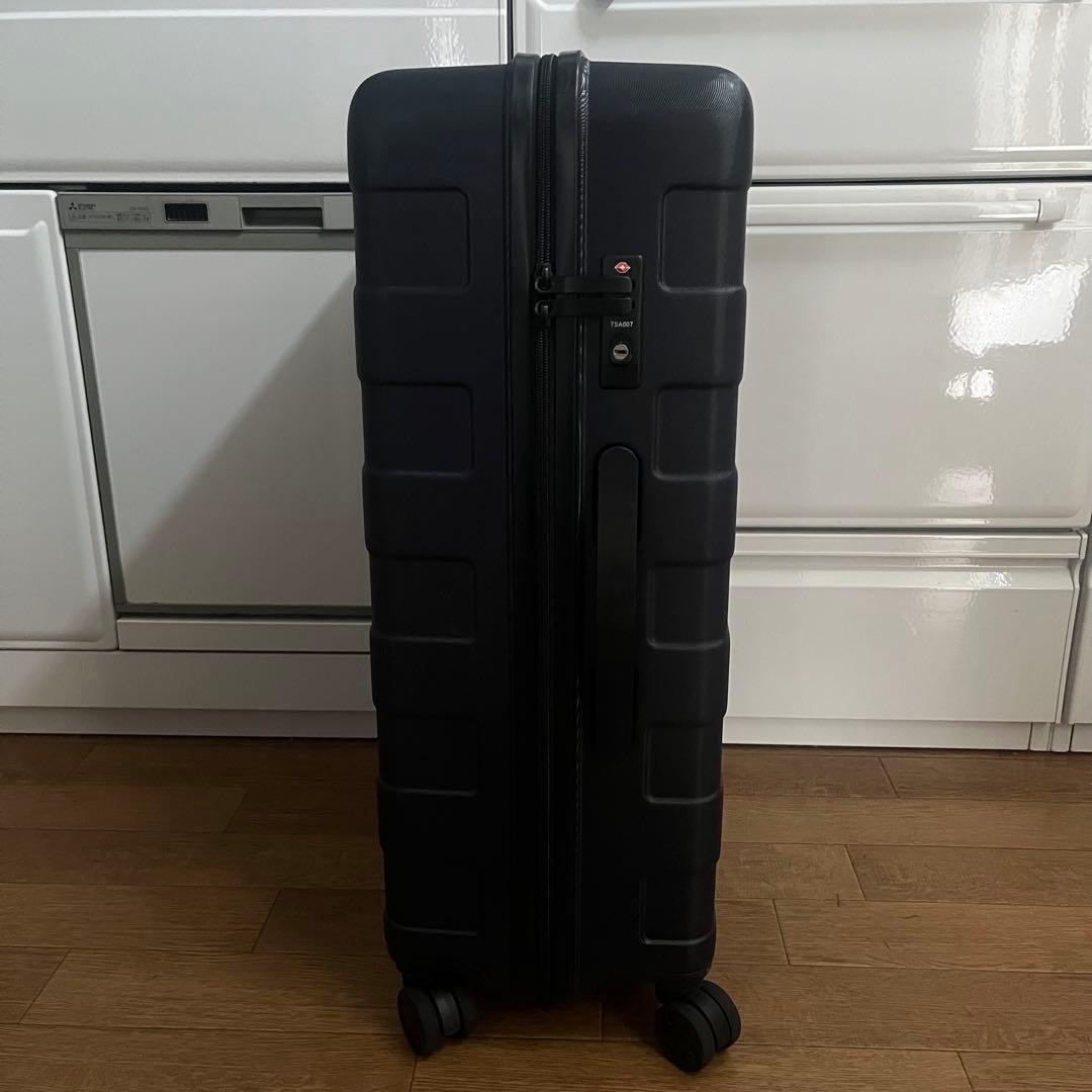 無印良品 キャリーケース スーツケース 62L ネイビー