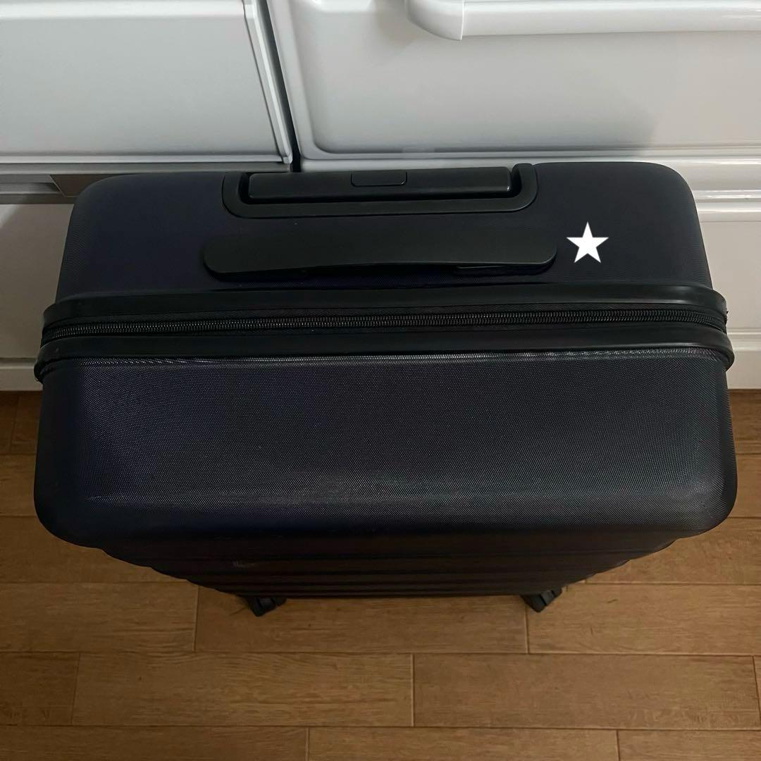 無印良品 キャリーケース スーツケース 62L ネイビー