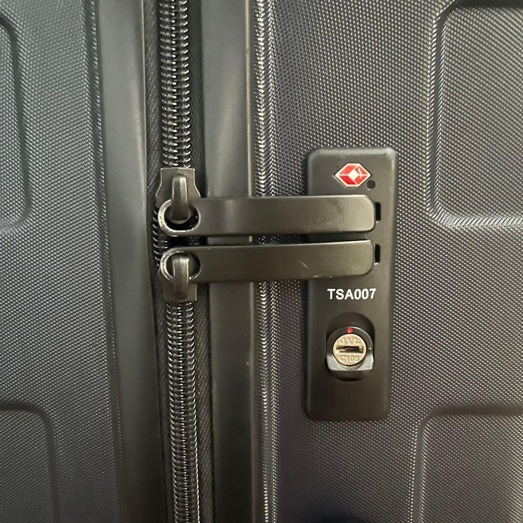 無印良品 キャリーケース スーツケース 62L ネイビー