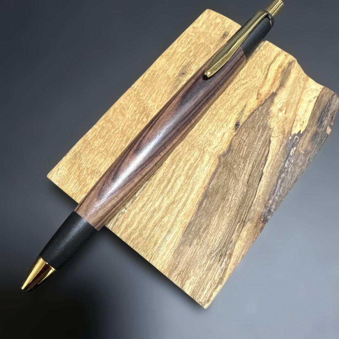 〈希少〉野原工芸似シャープペンシル　デザートアイアンウッド上杢