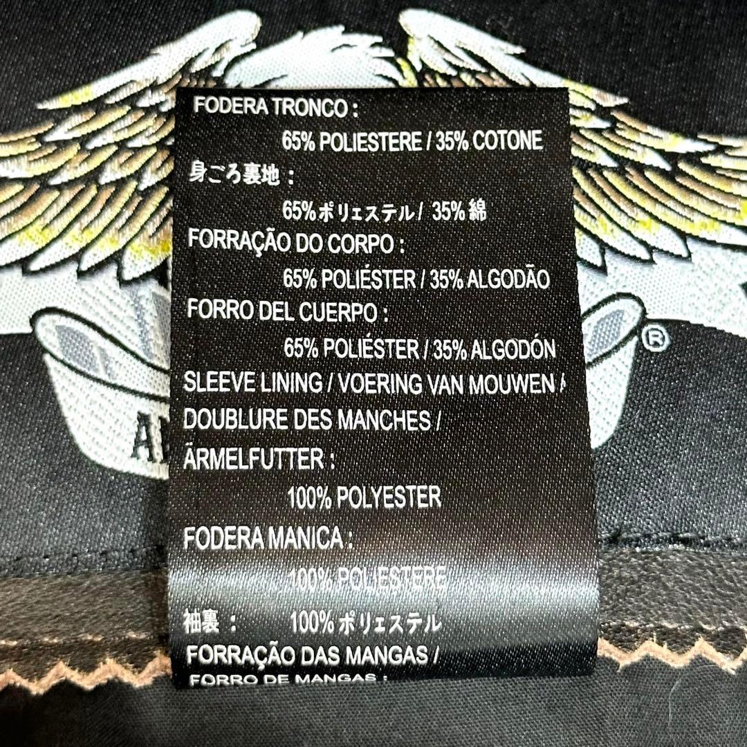 ⭐️90s⭐️ ハーレーダビッドソン　ライダースジャケット　厚手　ビッグロゴ