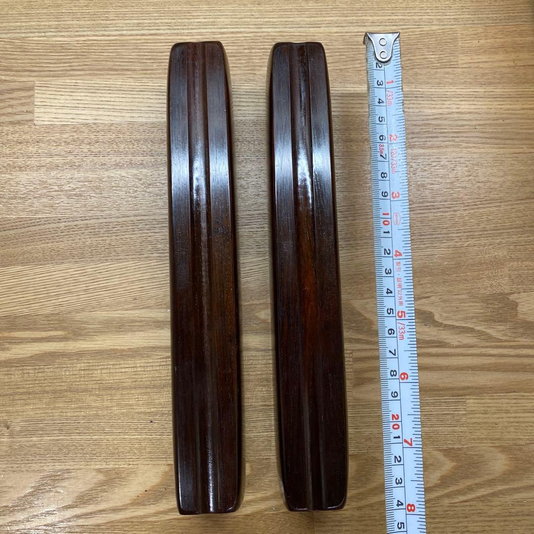 拍子木　紫檀　８寸　(24cm)