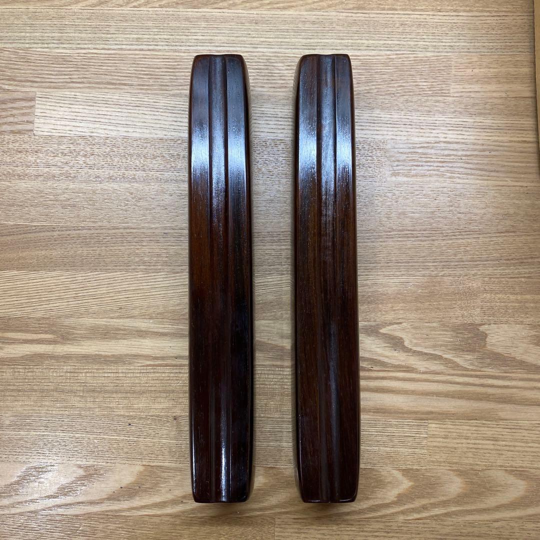 拍子木　紫檀　８寸　(24cm)