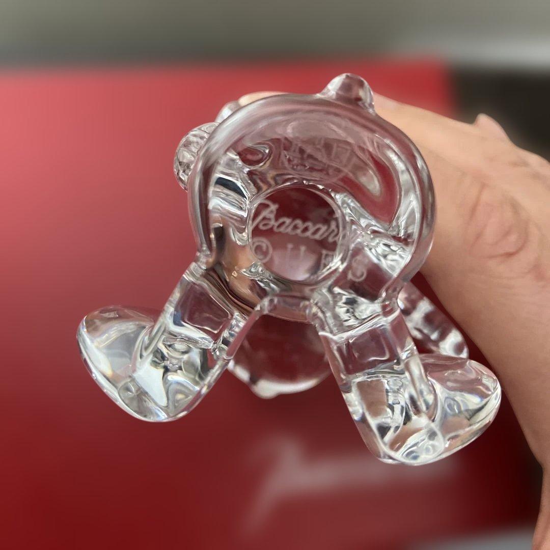 Baccarat スヌーピー クリスタルフィギュア