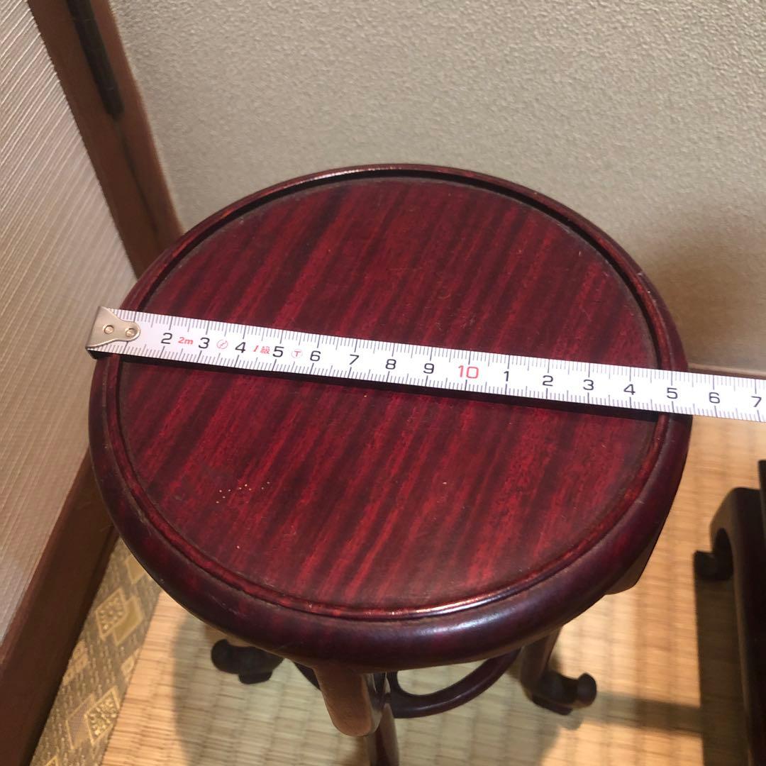 ミニ花台 盆栽台 香炉台 飾り台 4個セット