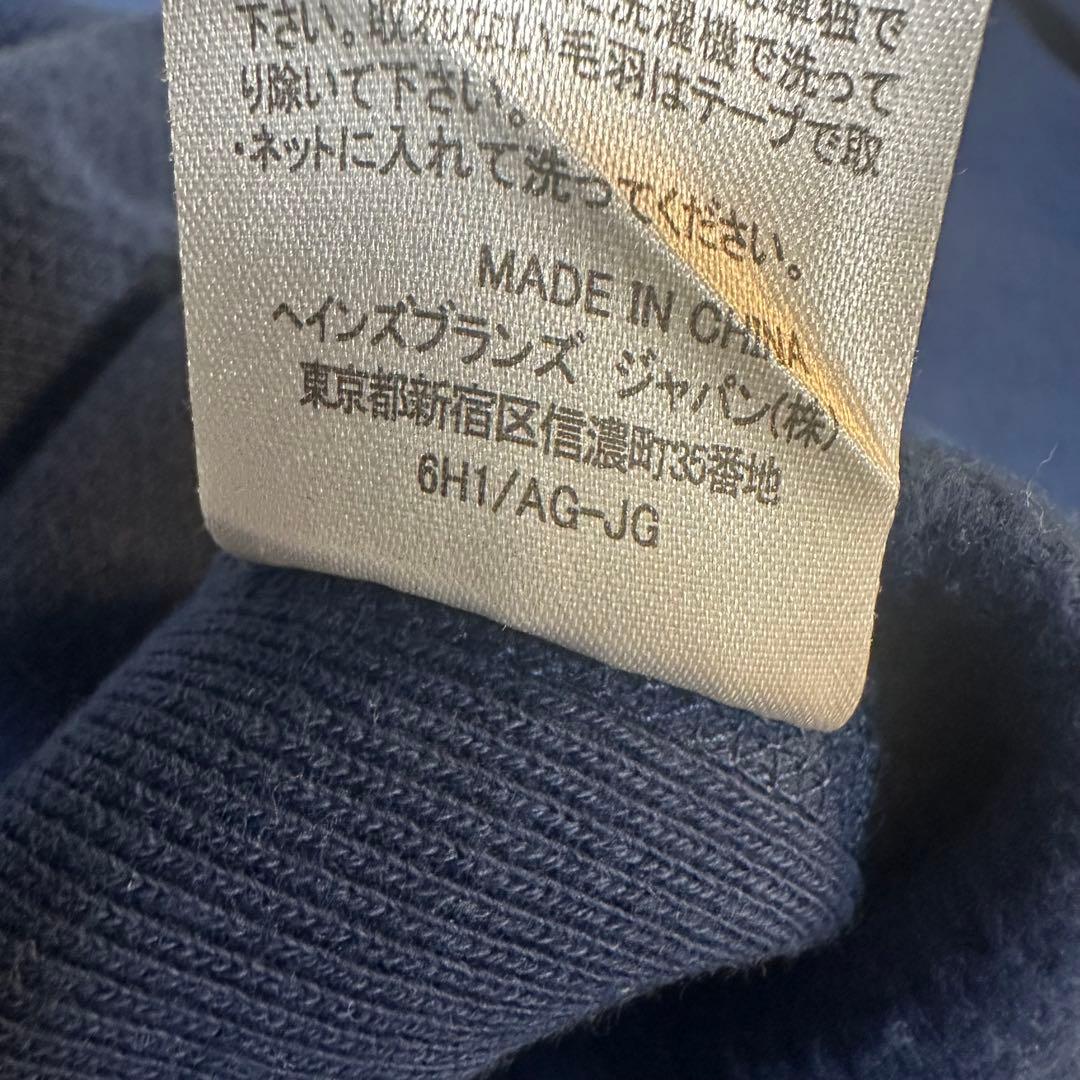 希少 Champion USAFA リバースウィーブ パーカー ネイビー L