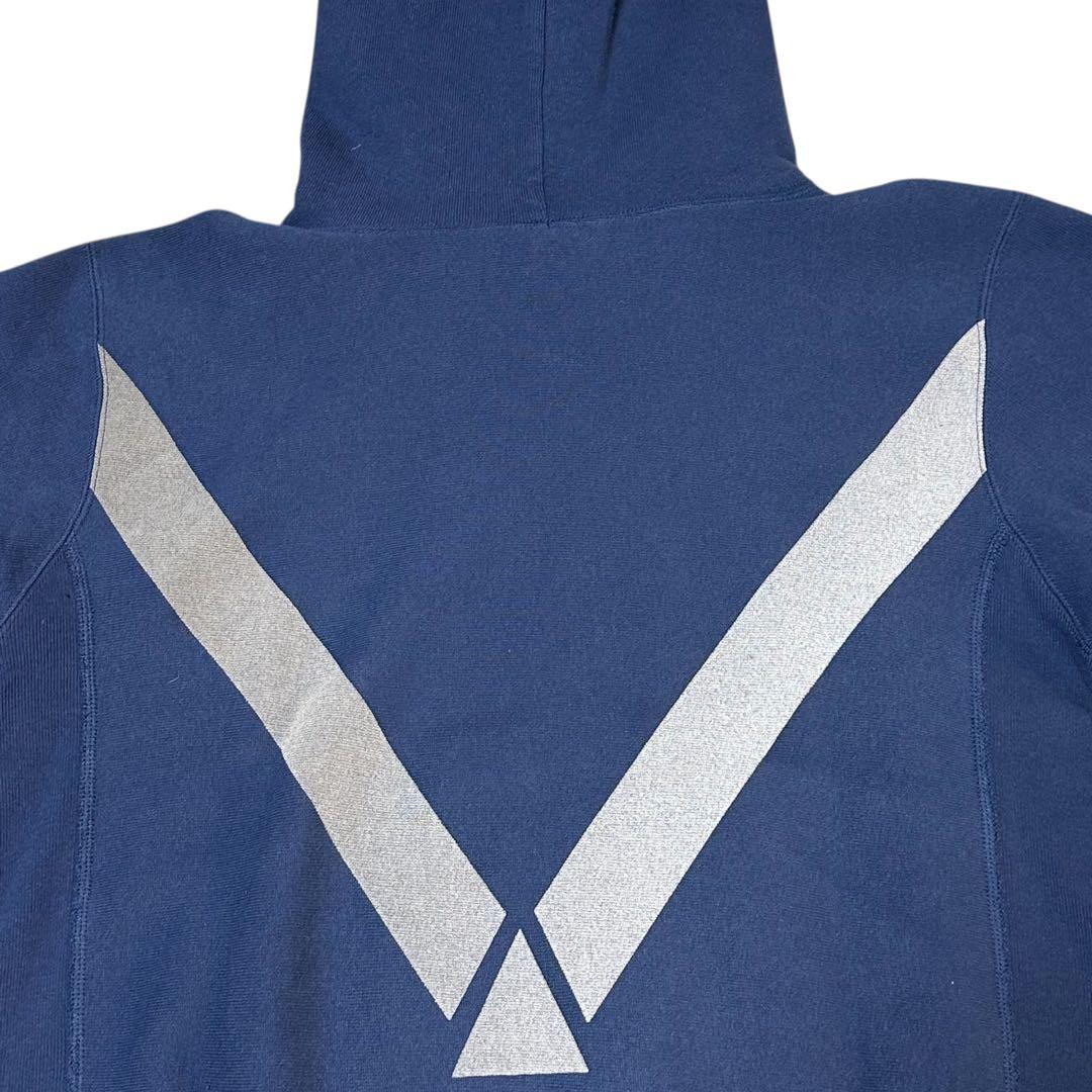 希少 Champion USAFA リバースウィーブ パーカー ネイビー L