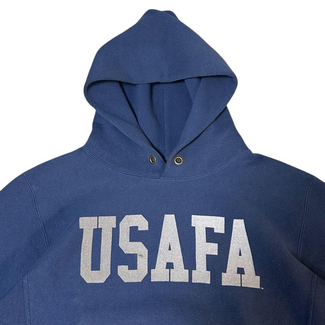 希少 Champion USAFA リバースウィーブ パーカー ネイビー L