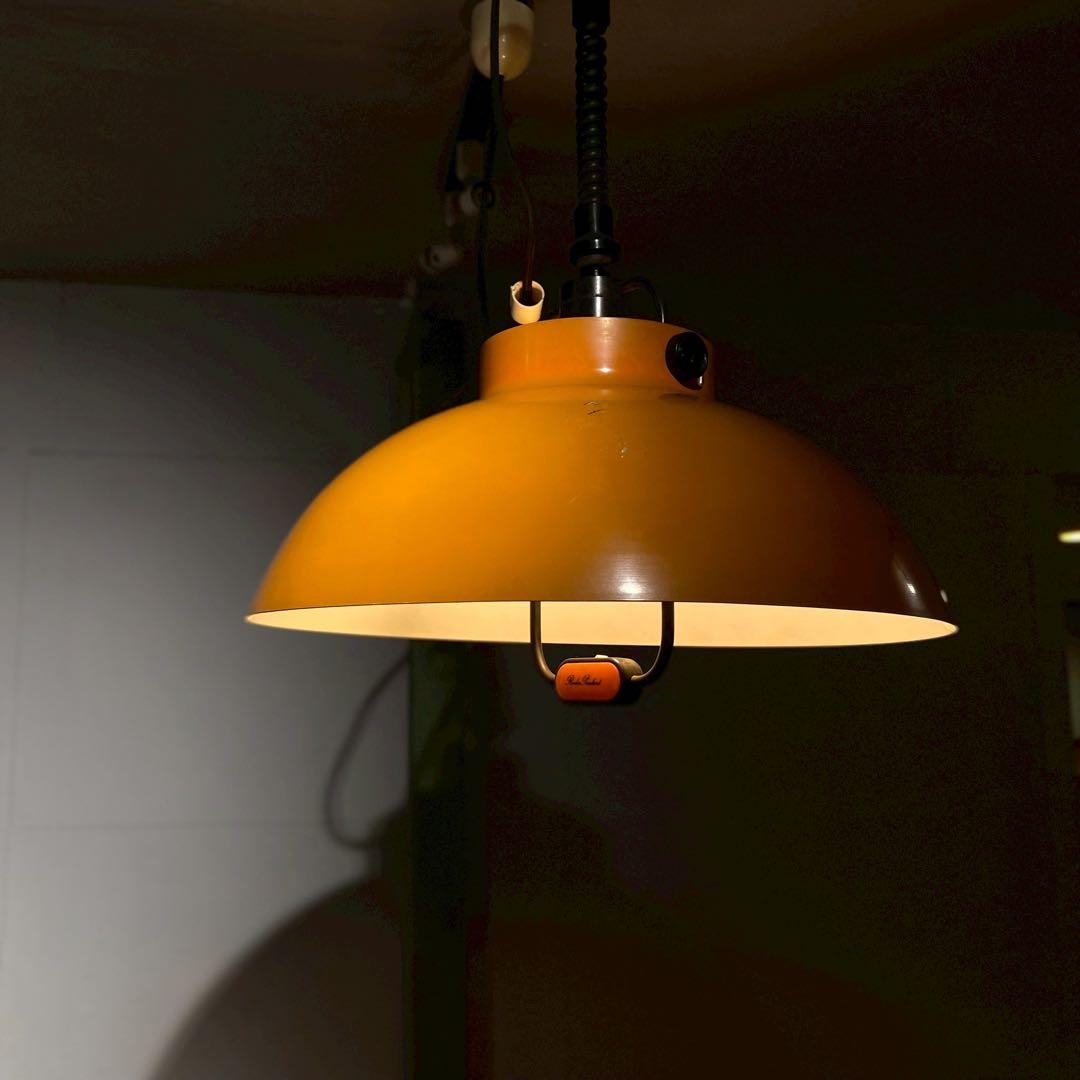 スペースエイジ オレンジ インテリア 昭和レトロ 当時物 レトロポップ