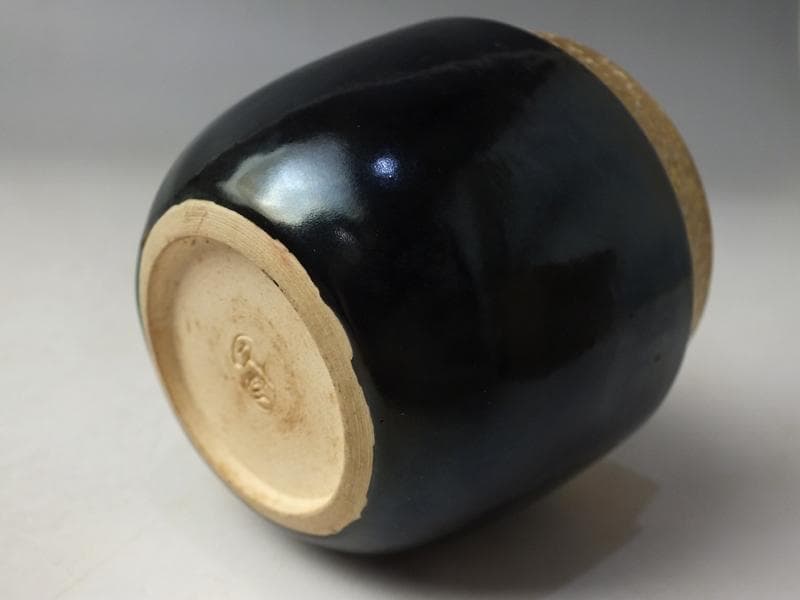 ☆ 久世久宝 造 九龍繪陶棗 淡々斎書付 B1