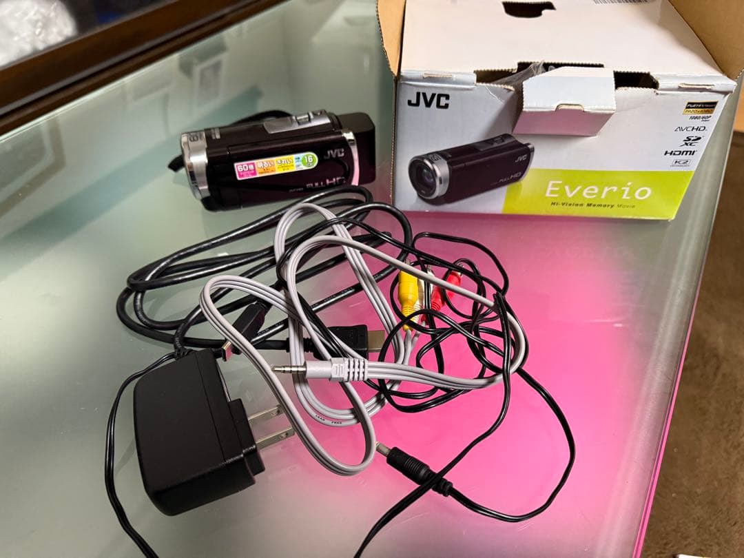 JVC GZ-E345-T & BDライター CU-BD50 & 予備バッテリー