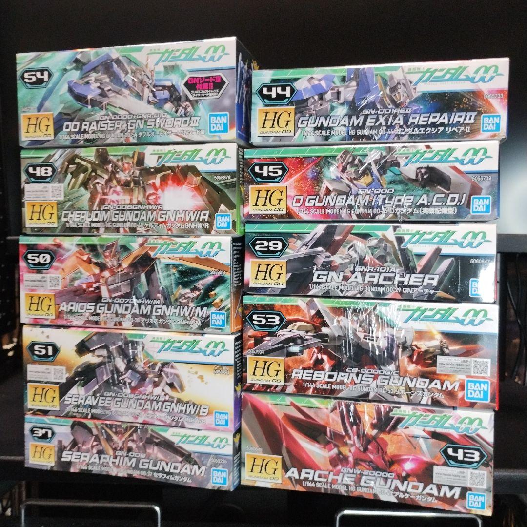 未開封新品 HG ガンダムOOセカンドシーズンより登場機体 合計10個セット
