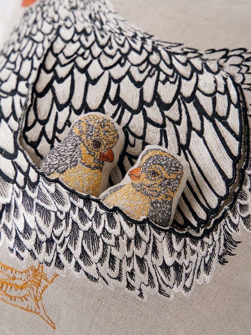 コーラルアンドタスク　ポケットクッションカバー　40×40cm