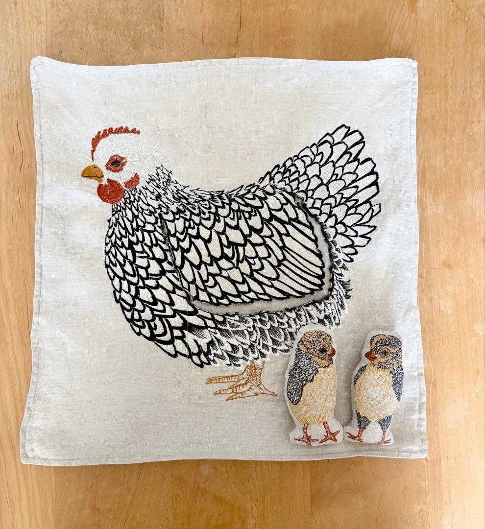 コーラルアンドタスク　ポケットクッションカバー　40×40cm