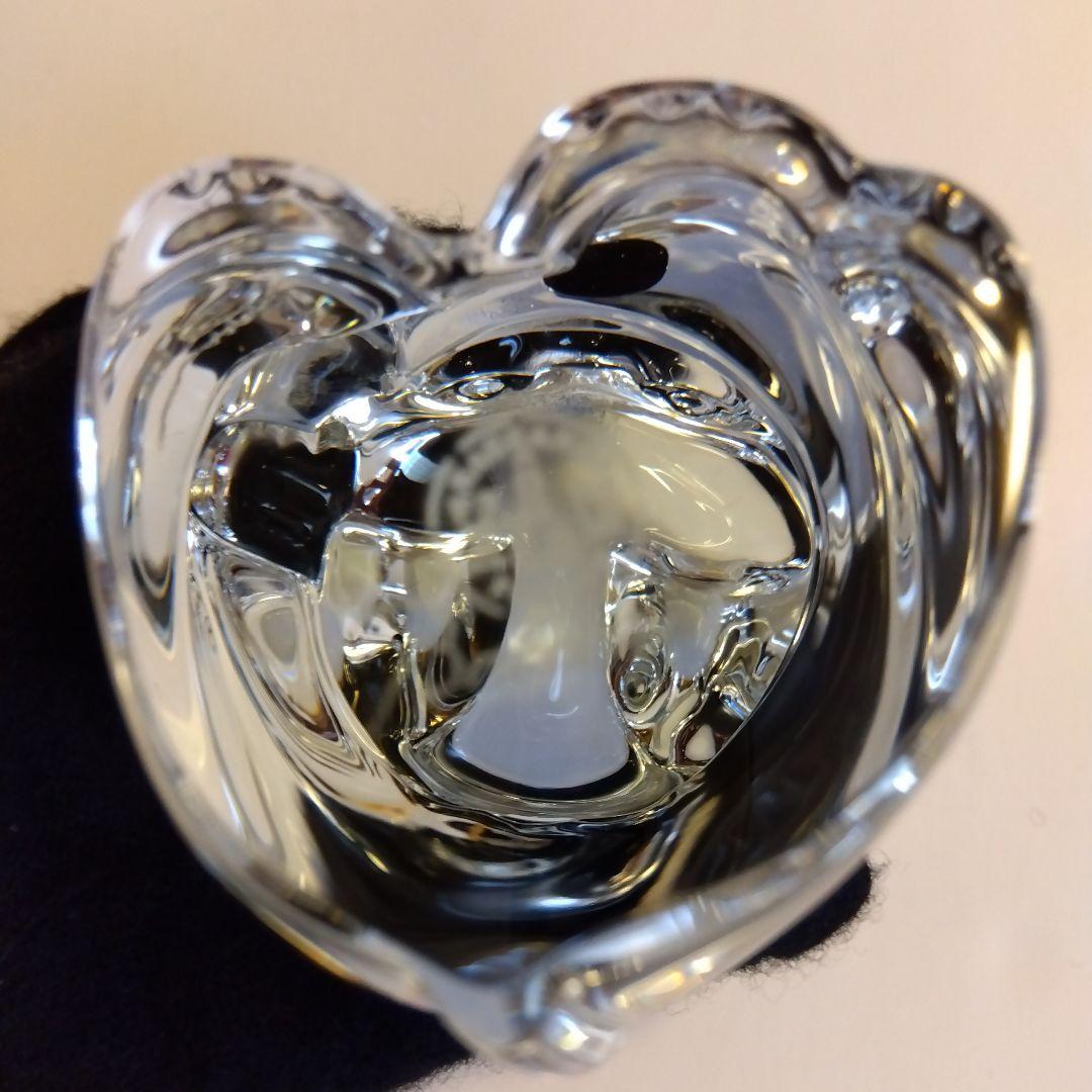 【ちょこ様】Baccarat クリスタル 招き猫 レッドオクトゴン 約10cm