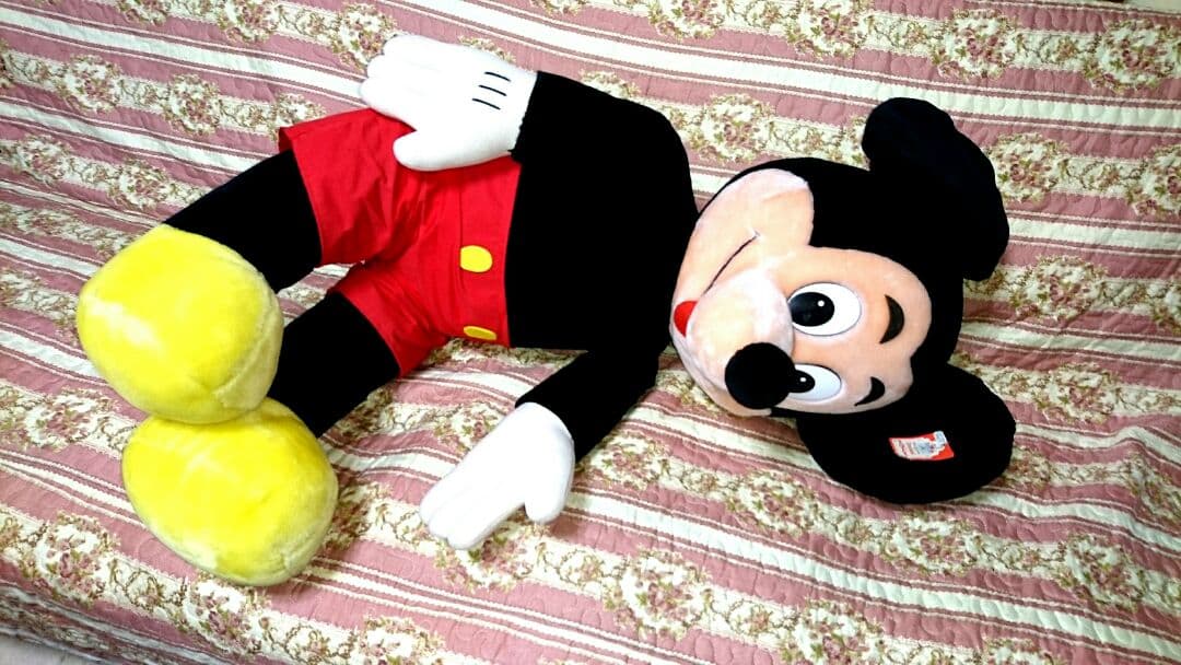 激レア 1970年 美品 初期 ディズニーワールド ミッキー BIG 特大 1m