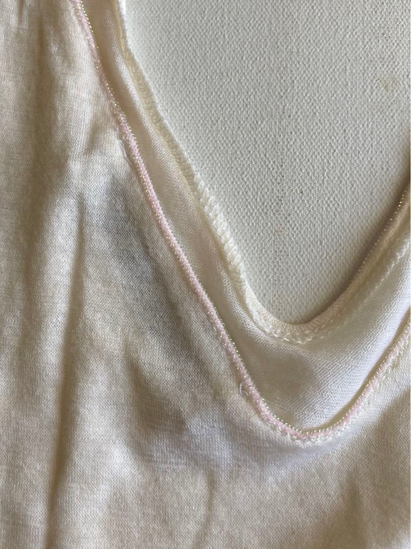 MIU MIU オフオワイトタンクトップ