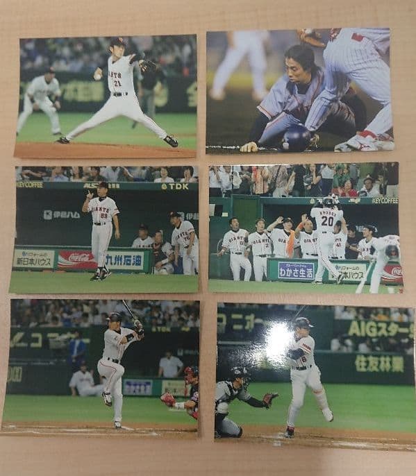 読売ジャイアンツ 巨人 生写真 ホルダー付き レア