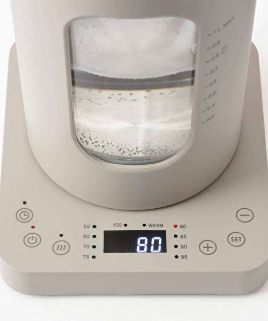 BRUNO 電気ケトル Warm Gray【新品・未使用】箱あり☆取説有り