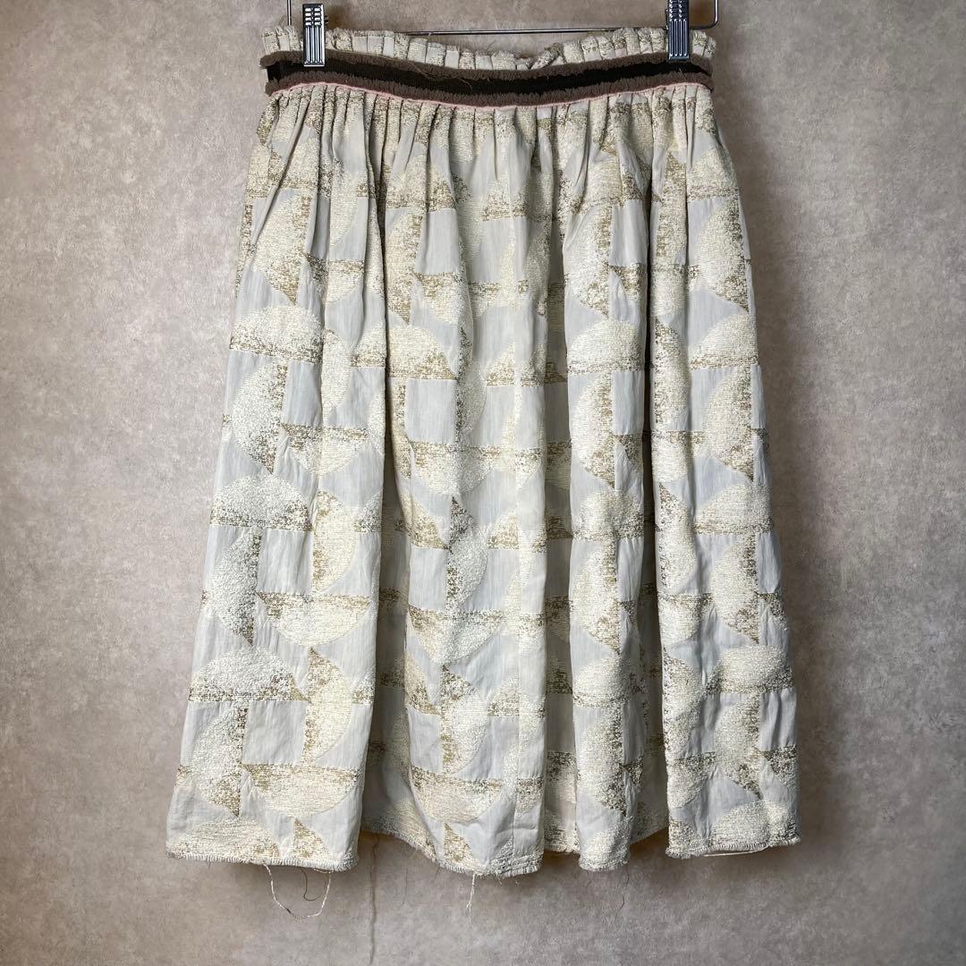 【美品】mina perhonen ミナペルホネン　sun bird スカート